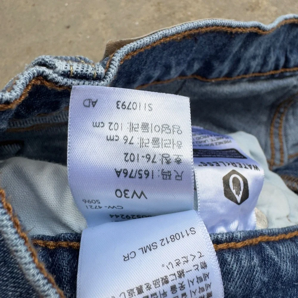 Vintage Levi's 501 Cut Off Denim Jorts Workwear Gorpcore Blue Size 30 (d1a)